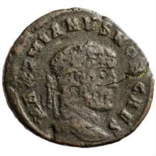 Münze, Follis, 299 n. Chr.