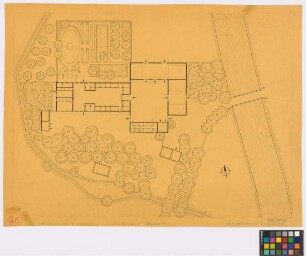 Wehdel ([Landkreis Bersenbrück]): Hof Wehlburg. Lageplan