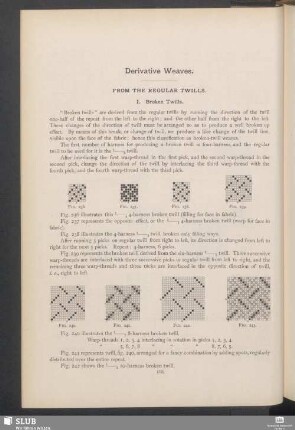 Derivative weaves. From the regular twills