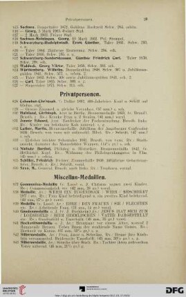 Privatpersonen (Nr. 828-836)
