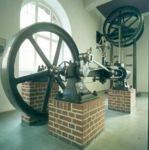 Nürnberg. Verkehrsmuseum. Dampfmaschine