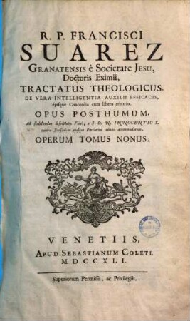 Operum tomus ..., IX