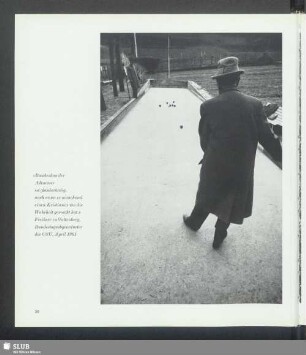Adenauer beim Boccia