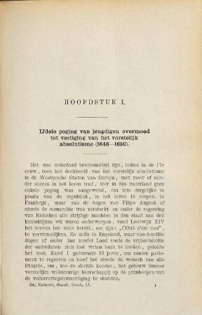 Staatkundige Geschiedenis van Nederland, 2