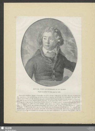 Berthier, Prince De Neuchatel Et De Wagram
