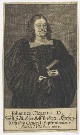 Bildnis des Johannes Olearius