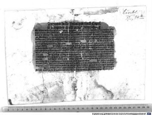 Summa bullae indulgentiarum capellae corporis Christi prope Altenburg