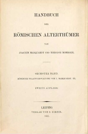 Römische Staatsverwaltung, 3