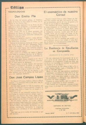 El onomástico de nuestro Cónsul