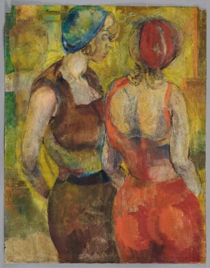 [Zwei Frauen] / [Zwei Akte mit rotem Krug]