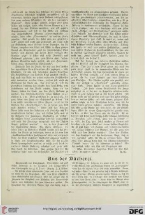 Aus der Bücherei
