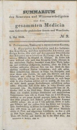 1. Mai 1840. No 9.