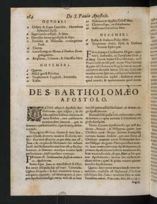 284-287, De S. Bartholomaeo Apostolo