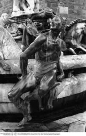 Neptunbrunnen, Faun
