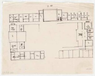 Thiersch, Friedrich von; Leipzig (Sachsen); Reichsgericht - Grundriss 1. OG
