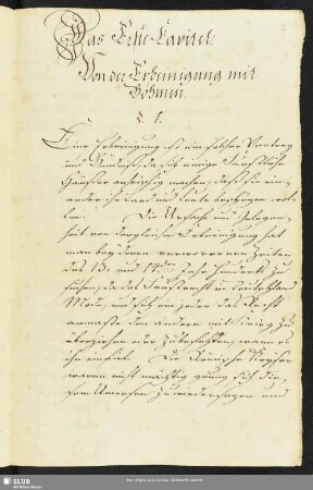 1. Von der Erbeinigung mit Böhmen