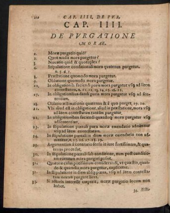Cap. IIII. De Purgatione Morae.