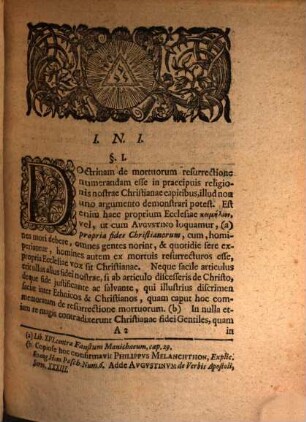 Metensōmatōsis Vetervm Gentilivm Aeqve Ac Hodiernorvm Qvorvndam Philosophorvm Confvtata Ad Doctrinam De Resvrrectione Carnis Vindicandam