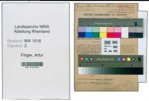 Entnazifizierung Artur Finger , geb. 23.01.1898 (Haendler)