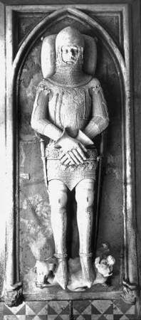 Köln, Dom, St. Peter und St. Maria, Grabmal des Grafen Gottfried von Arnsberg, Liegefigurgest. 1371