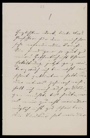Nr. 8: Brief von Emma Grosscurth (später verheiratete Forkel) an Anna de Lagarde, Kassel, 17.1.1885