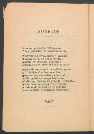 Sonetos