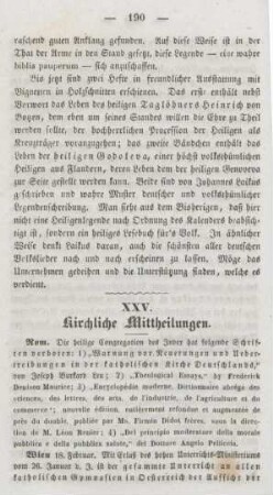 190-192 Kirchliche Mittheilungen