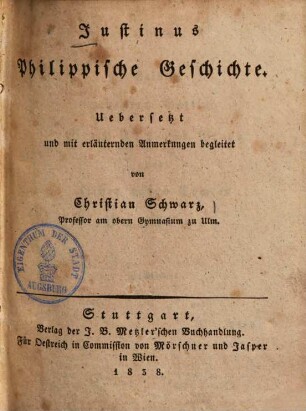 Philippische Geschichte, 1
