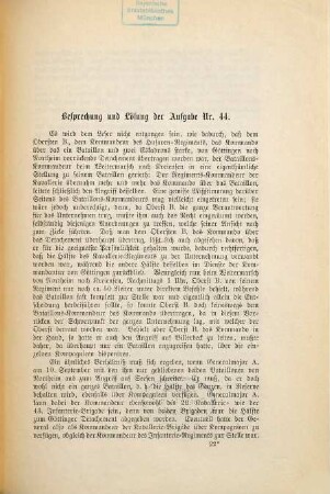Strategisch-taktische Aufgaben nebst Lösungen, 9