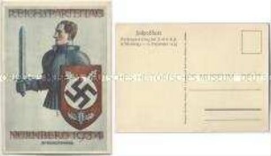Postkarte zum Reichsparteitag in Nürnberg