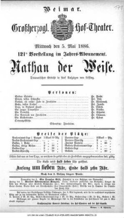 Nathan der Weise