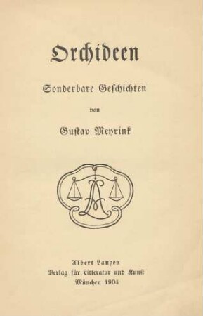 Orchideen : sonderbare Geschichten