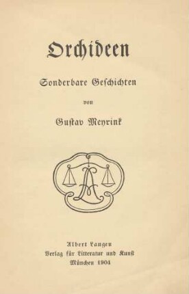 Orchideen : sonderbare Geschichten