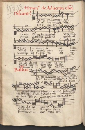 Handschriftliche Anhänge zu Guerrero, Cantiones (Druck) VI g 19 - Staatliche Bibliothek Ansbach VI g 33