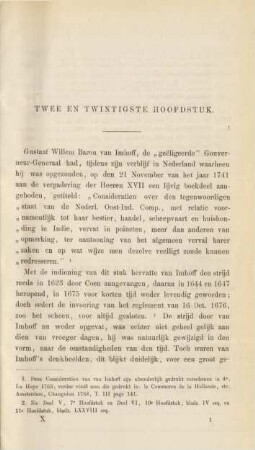 Twee en twintigste hoofdstuk