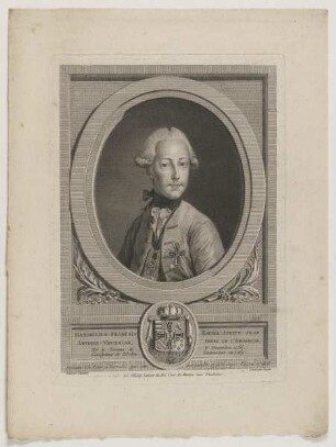 Bildnis des Maximilien-Francois-Xavier-Joseph-Jean-Antoine-Vinceslas, Frere de l'Impereur
