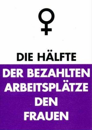 Kampagne für Gleichstellung