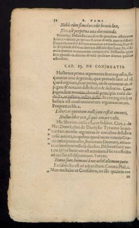 Cap. 23. De Coniugatis.
