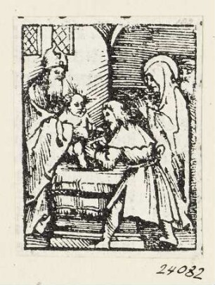 Beschneidung Christi, Blatt 10 aus: "Postilla Guillermi super Epistolas et Euangelia", Basel 1515