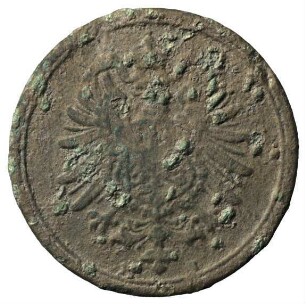 Fundmünze, Pfennig, 1875