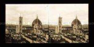 Blick auf Dom und Glockenturm, Florenz
