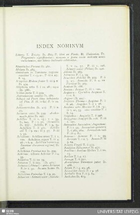 Index Nominum