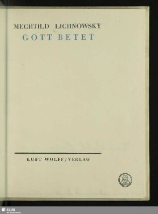 Gott betet