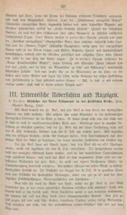 327-332 Litterarische Uebersichten und Anzeigen