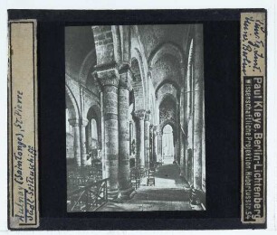 Aulnay, St. Pierre : Innenansicht