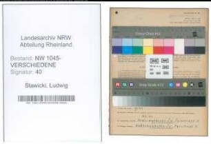 Entnazifizierung Ludwig Stawicki , geb. 17.08.1906 (Bergmann)