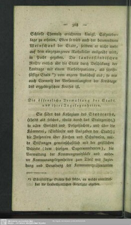 Die öffentliche Verwaltung der Stadt, und ihrer Angelegenheiten