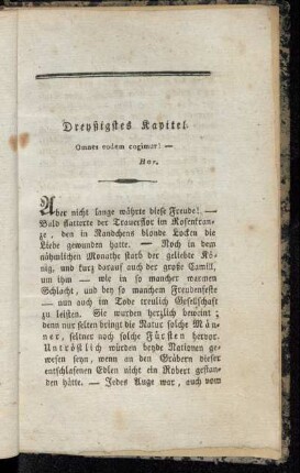 Dreyßigstes Kapitel.