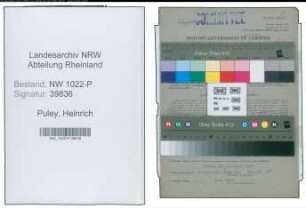 Entnazifizierung Heinrich Puley , geb. 13.01.1904 (Arbeiter)