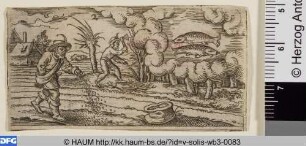 Februar. Säen und Holzschlagen